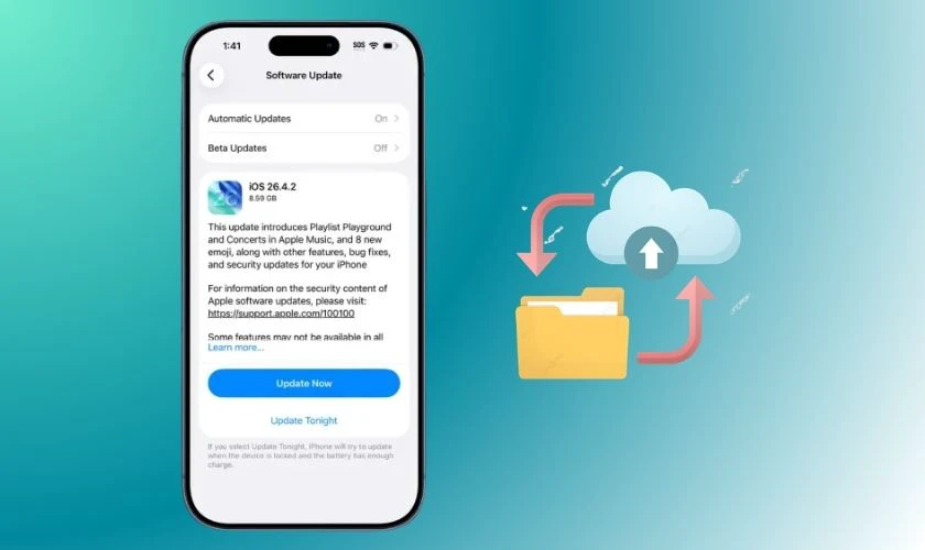 Lưu ý khi cập nhật iOS 26.4.2