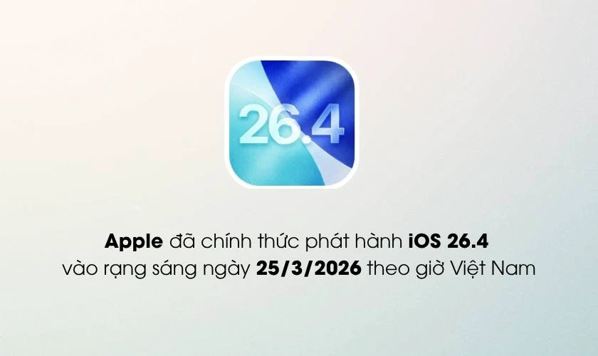 iOS 26.4 khi nào ra mắt chính thức?