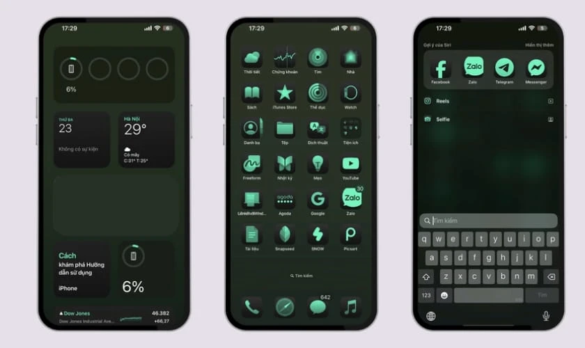 Thỏa sức sáng tạo với tính năng tô màu biểu tượng ứng dụng