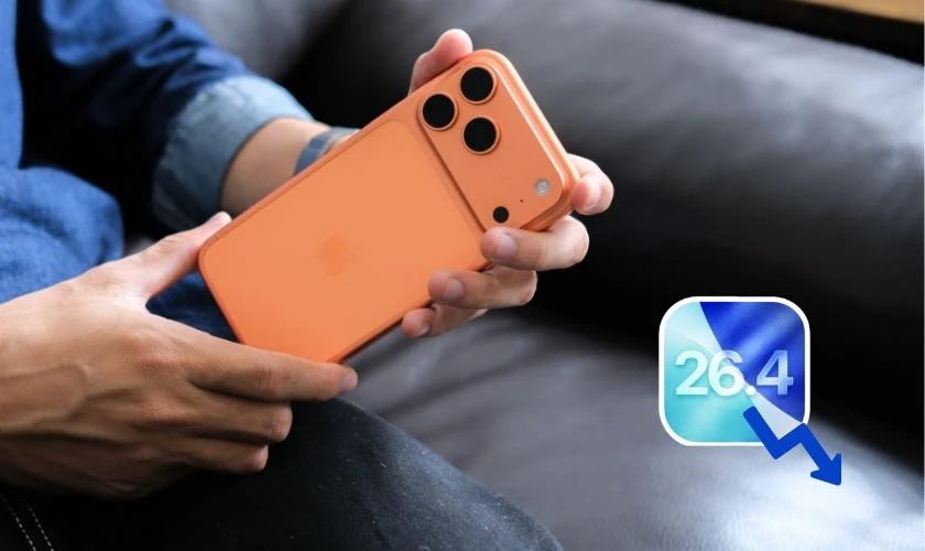 Có nên hạ cấp khi iOS 26.4 hao pin nhanh?