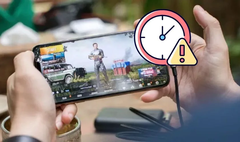 Sử dụng tác vụ nặng trong thời gian dài gây nóng máy