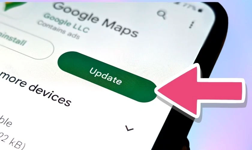 Kiểm tra và cập nhật ứng dụng mới