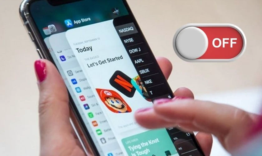Tắt các ứng dụng nền không cần thiết