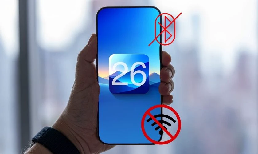 Lỗi iOS 26 kết nối Wi-Fi, Bluetooth chập chờn