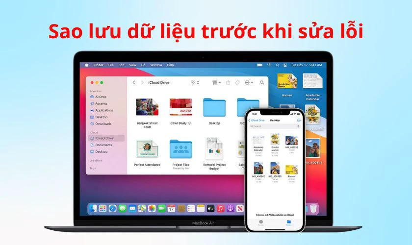 Lưu ý khi sửa lỗi iOS 26 tránh mất dữ liệu