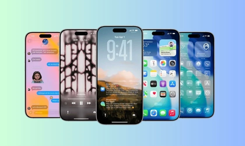 iOS 26 có thay đổi giao diện không