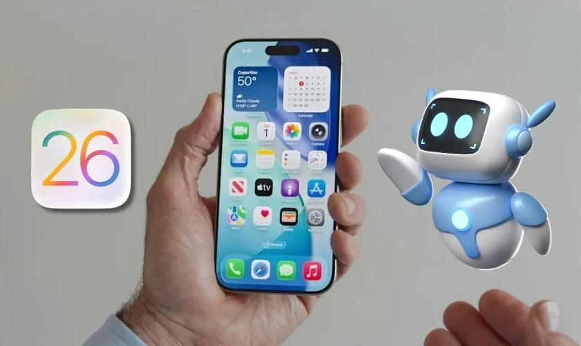 Tính năng AI mới trên iOS 26 chạy liên tục gây tải nặng
