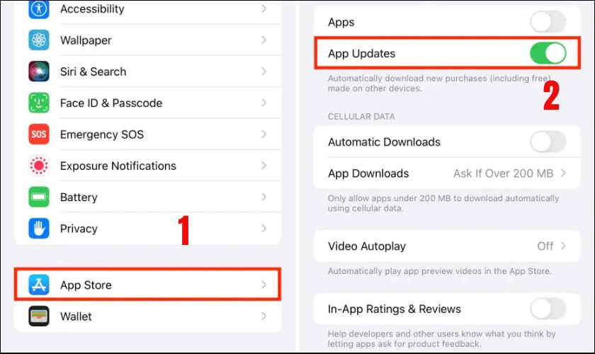 Mở App Store nhấn vào ảnh đại diện