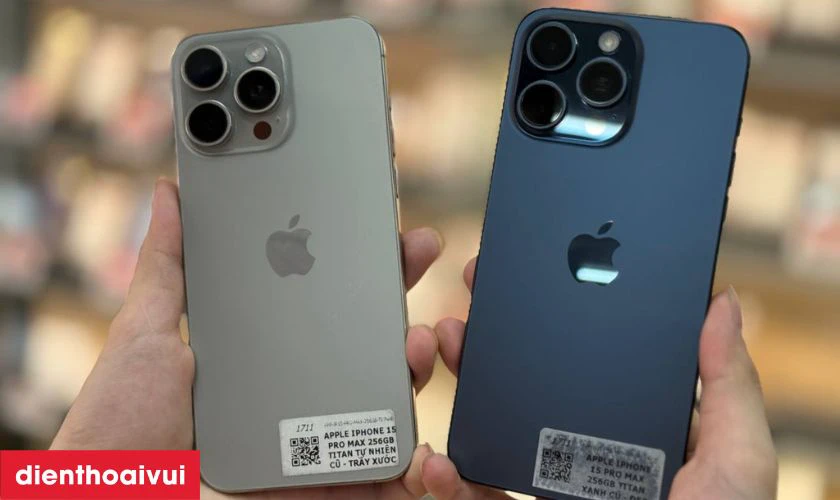 iphone 15 pro max cũ trầy xước và cũ đẹp