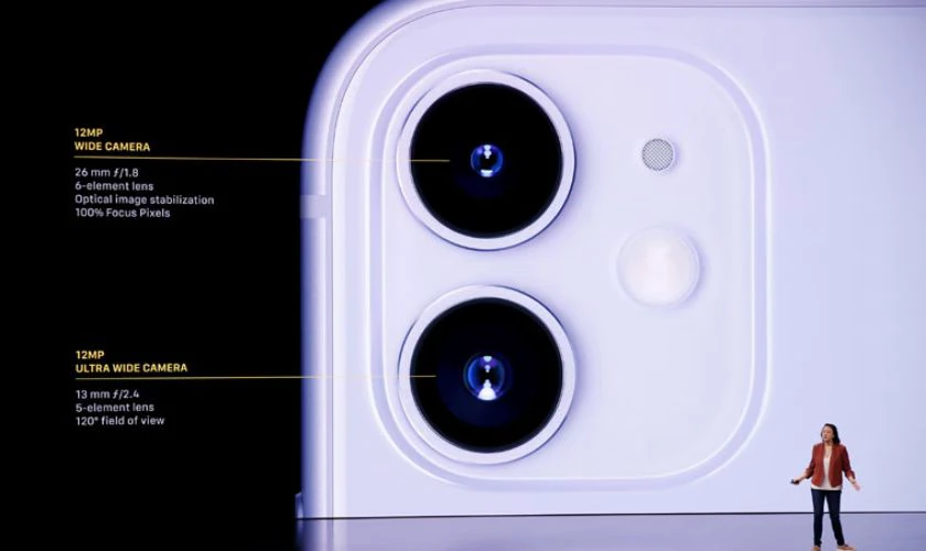Nhược điểm của cam 0.5x trên iPhone 11