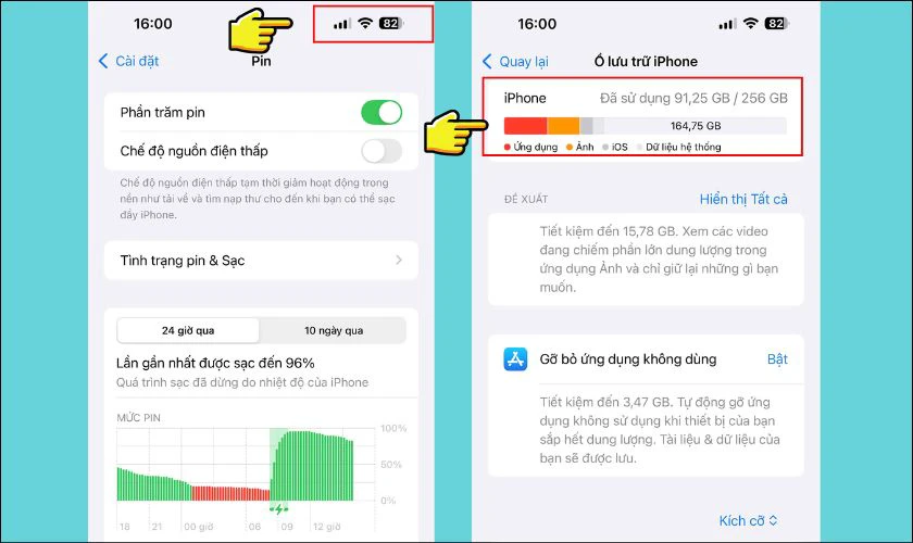 Giữ kết nối Wifi ổn định, đảm bảo pin trên 50% hoặc cắm sạc