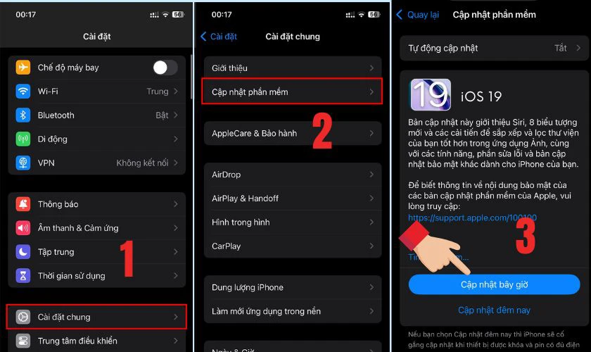 Cách cập nhật iOS 19 trên iPhone 11 đơn giản