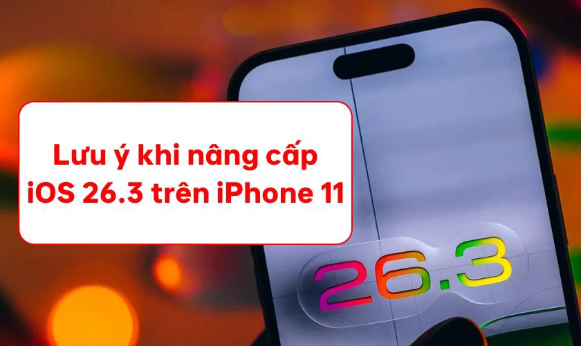 Lưu ý khi nâng cấp