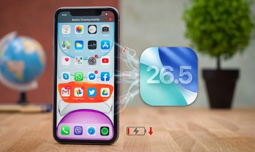 Lỗi thường gặp trên iPhone 11 iOS 26.5 và cách khắc phục