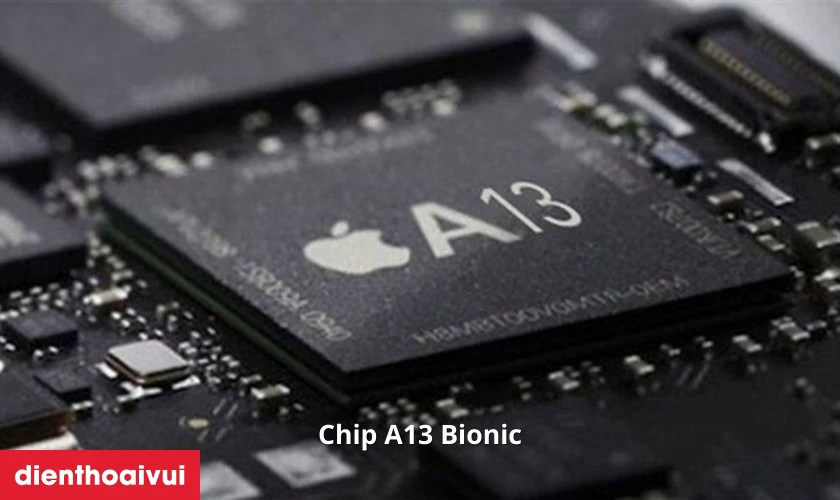 Chip A13 Bionic cho hiệu năng mạnh mẽ