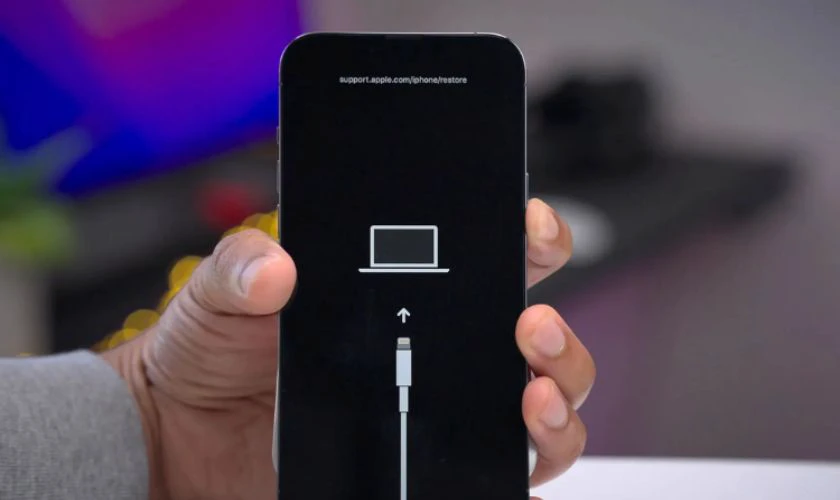 Đưa iPhone 12 vào Recovery Mode để chạy chẩn đoán