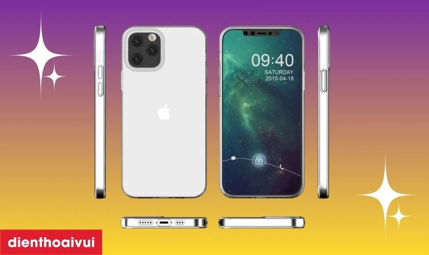 iPhone 12 Pro 256GB VN/A - Đổi bảo h&agrave;nh sở hữu thiết kế cao cấp