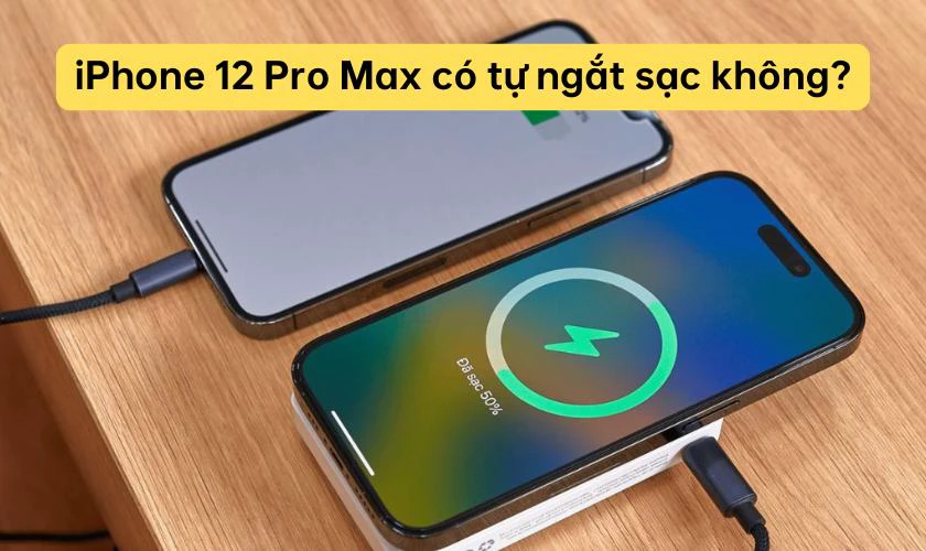 iPhone 12 Pro Max có tự ngắt sạc không