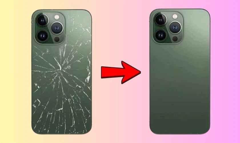 Cách xử lý khi iPhone 12 Pro Max bị bể mặt sau