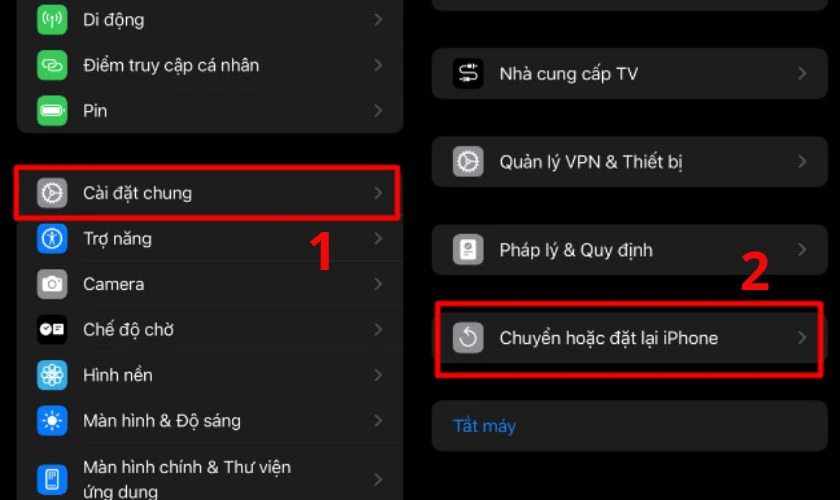 Đặt lại tất cả cài đặt trên iPhone 12 Pro Max