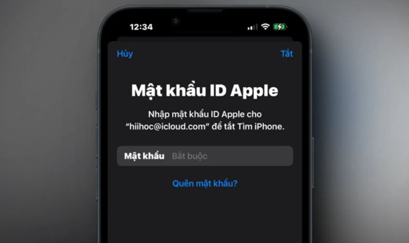Dấu hiệu iPhone 12 Pro Max bị khóa iCloud