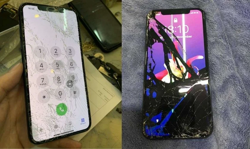 iPhone 12 Pro Max bị vỡ màn hình là tình trạng gì?