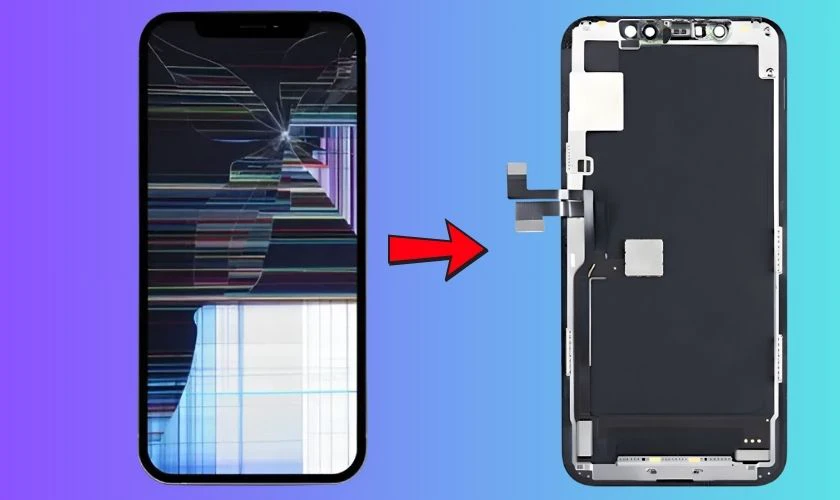 Thay toàn bộ màn hình iPhone 12 Pro Max