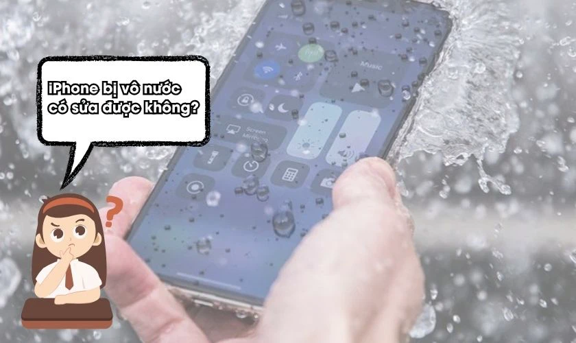 iPhone bị vô nước có sửa được không?