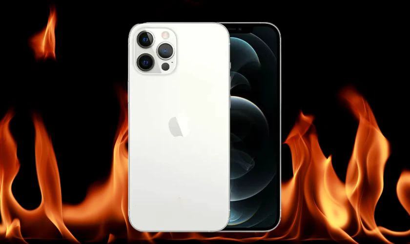 iPhone 12 Pro Max bị nóng dẫn đến giảm hiệu năng