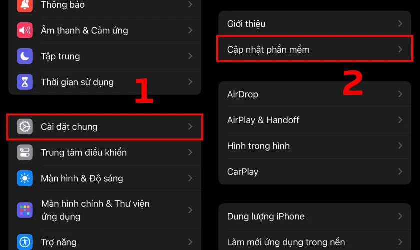 Cập nhật iOS mới nhất cho iPhone 12 Pro Max