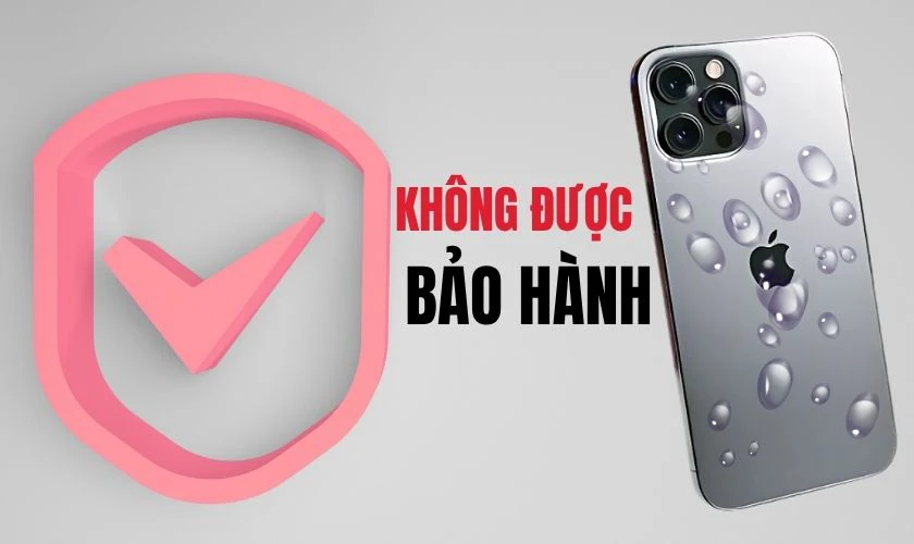 iPhone 12 Pro Max bị vào nước có được bảo hành chính hãng không?