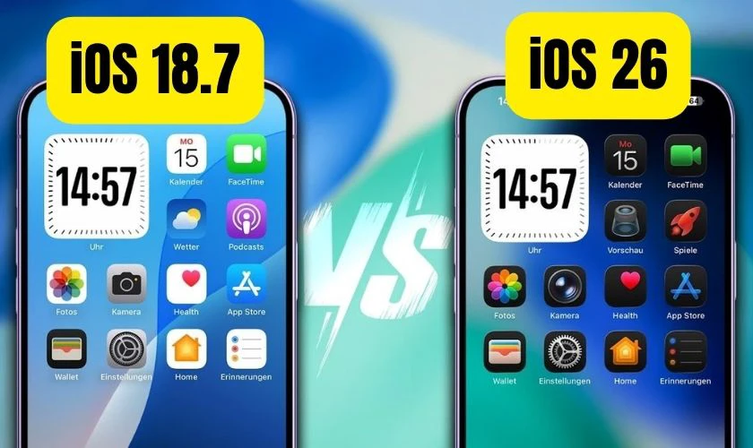 iPhone 12 Pro Max nên lên iOS 26 hay iOS 18.7