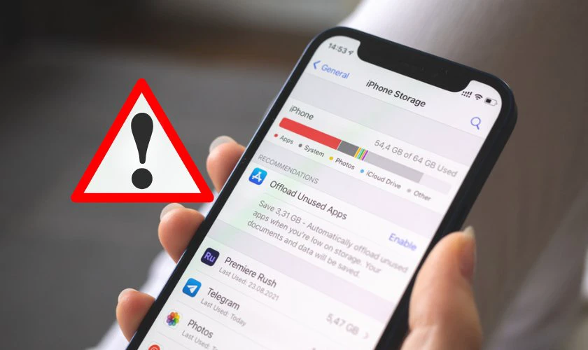 Dung lượng bộ nhớ hệ thống tăng lên