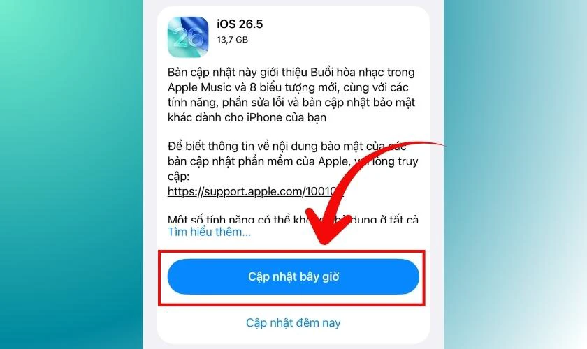 Tìm hiểu iPhone 12 Pro Max có nên lên iOS 26.5 không