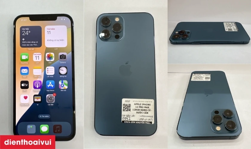 iphone 12 pro max cũ xước cấn