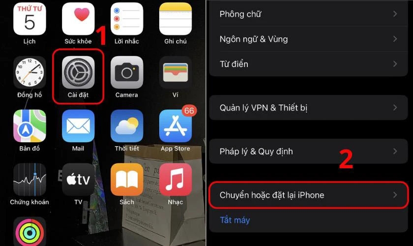 Khôi phục cài đặt mạng trên iPhone 12 Pro Max