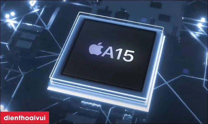 Hiệu năng mạnh mẽ với chip A15 của iPhone 13 cũ trầy xước