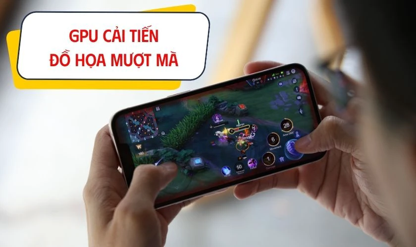 GPU 4 lõi trên Apple A15 Bionic mang lại hiệu suất đồ họa ấn tượng