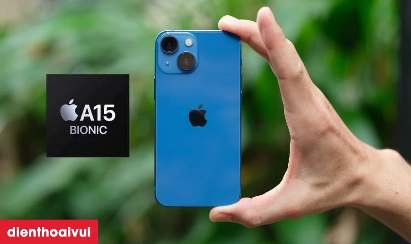 Hiệu năng mạnh mẽ với chip Apple A15 Bionic