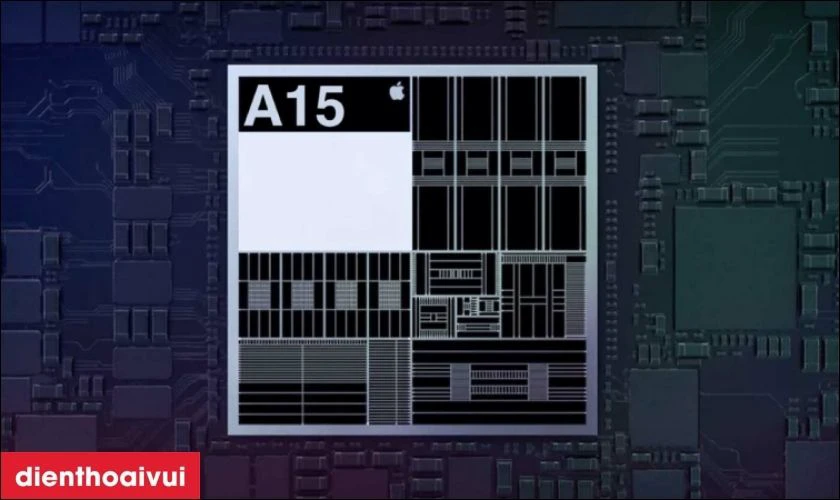 Chip Apple A15 Bionic mạnh mẽ 