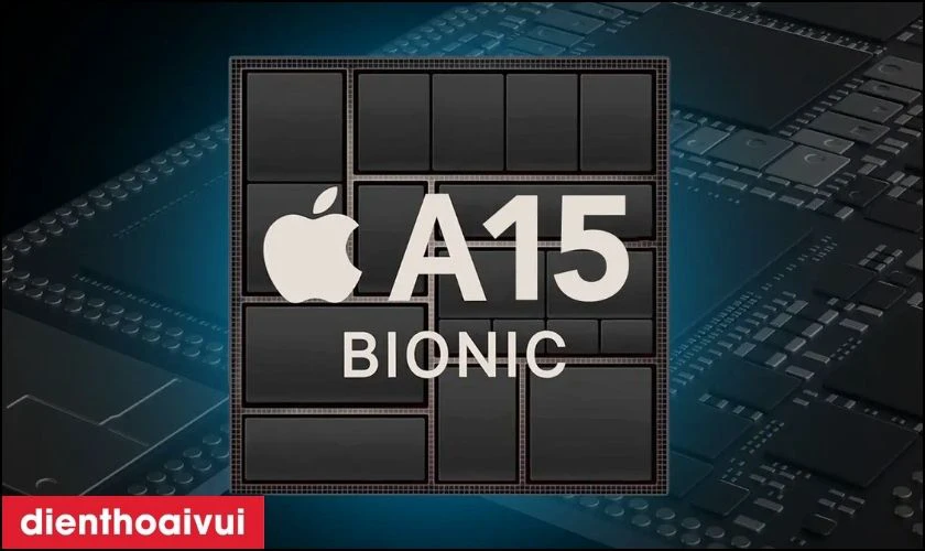 Hiệu năng vượt trội từ chip A15 Bionic 