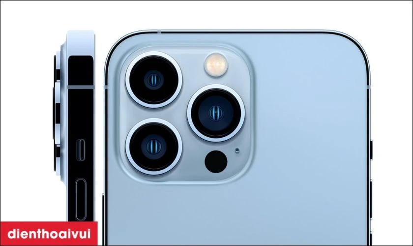 Hệ thống camera của iPhone 13 Pro Max 128GB cũ sinh động 