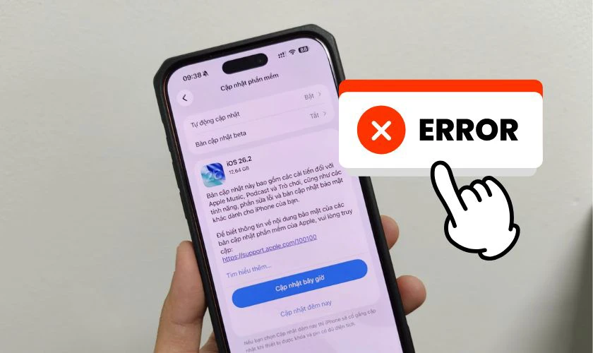 iPhone 13 Pro Max lên iOS 26.2 có lỗi không?