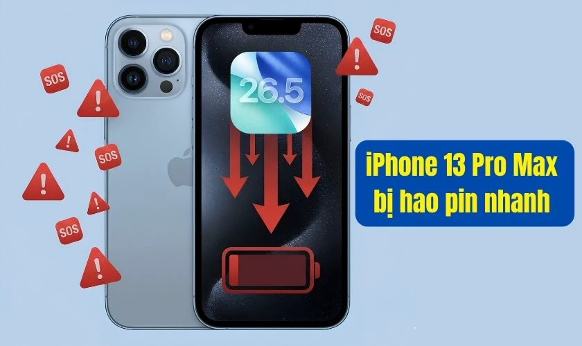 Sau khi nâng cấp iOS 26.5, thiết bị có thể tiêu hao pin nhanh hơn