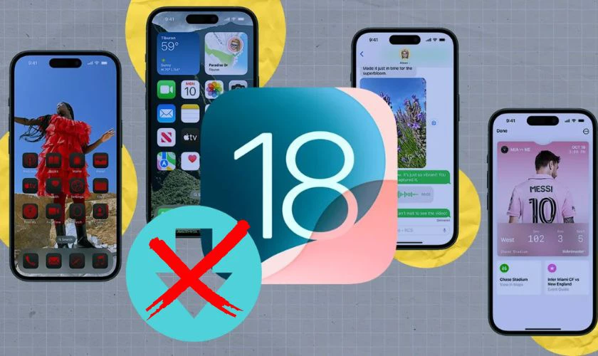 Không thể hạ cấp iOS cũ sau khi lên