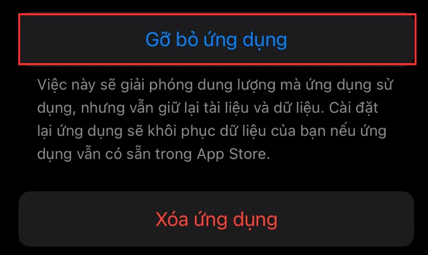  Chọn xóa các ứng dụng chiếm nhiều dung lượng hoặc không còn sử dụng