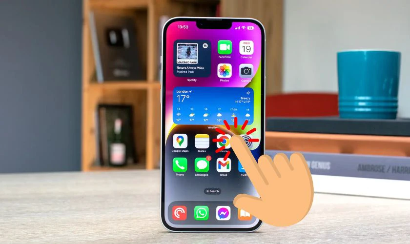 Nghi ngờ lỗi cảm ứng, màn hình hoặc chip điều khiển bị hỏng