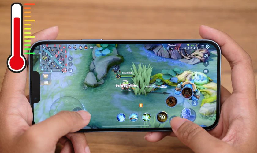 Máy bị quá nhiệt khi chạy game, app nặng