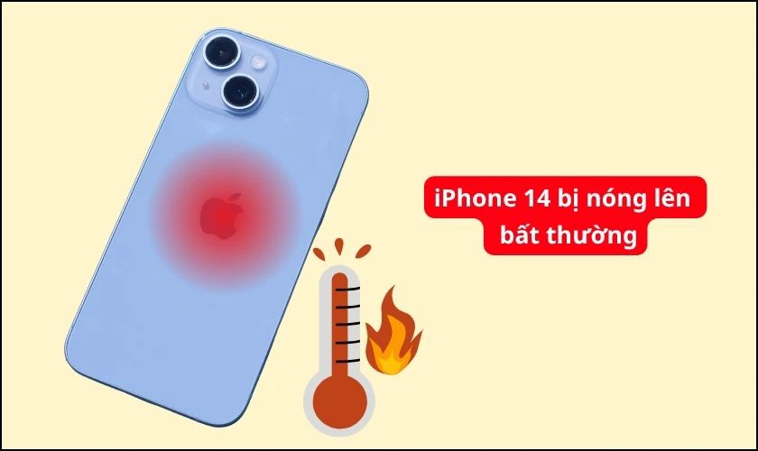iPhone 14 bị nóng máy là tình trạng gì