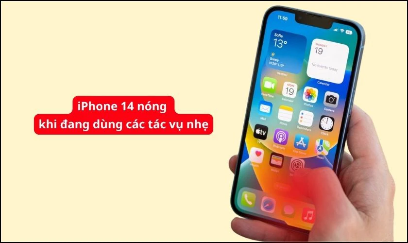 Dấu hiệu iPhone 14 bị nóng máy